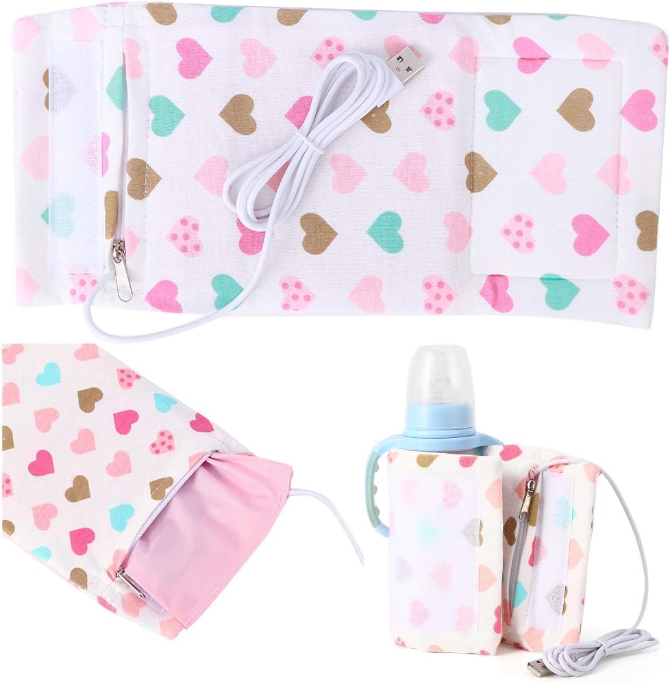 Aquecedor de Mamadeira Aqxreight Portátil USB Coração Infantil 4 Aquecedor de Mamadeira Aqxreight Portátil USB Coração Infantil - Imagem 4