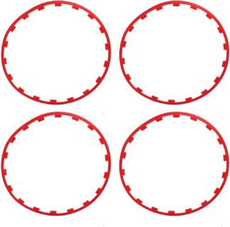 Anel de Aro de Roda Jauarta para Tesla 2017 a 2023 Vermelho