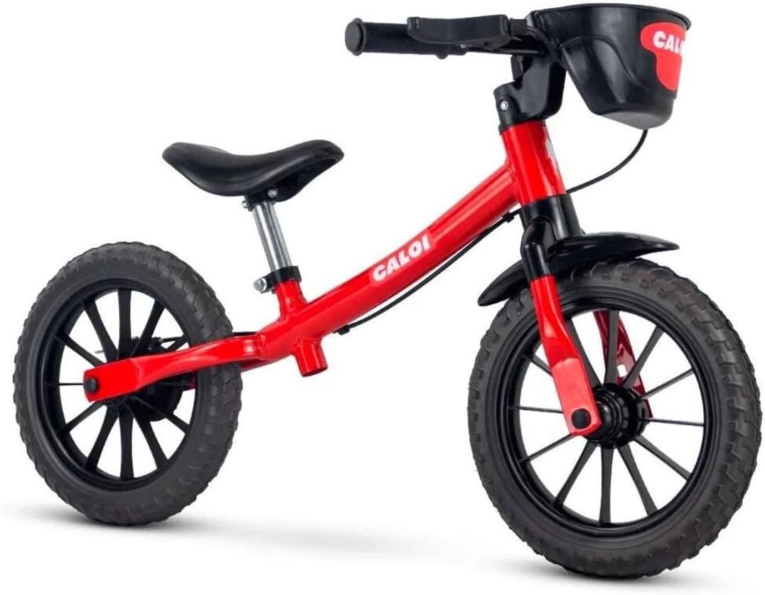 Bicicleta Infantil Nathor Balance Bike Vermelha Aço Carbono 1 Bicicleta Infantil Nathor Balance Bike Vermelha Aço Carbono