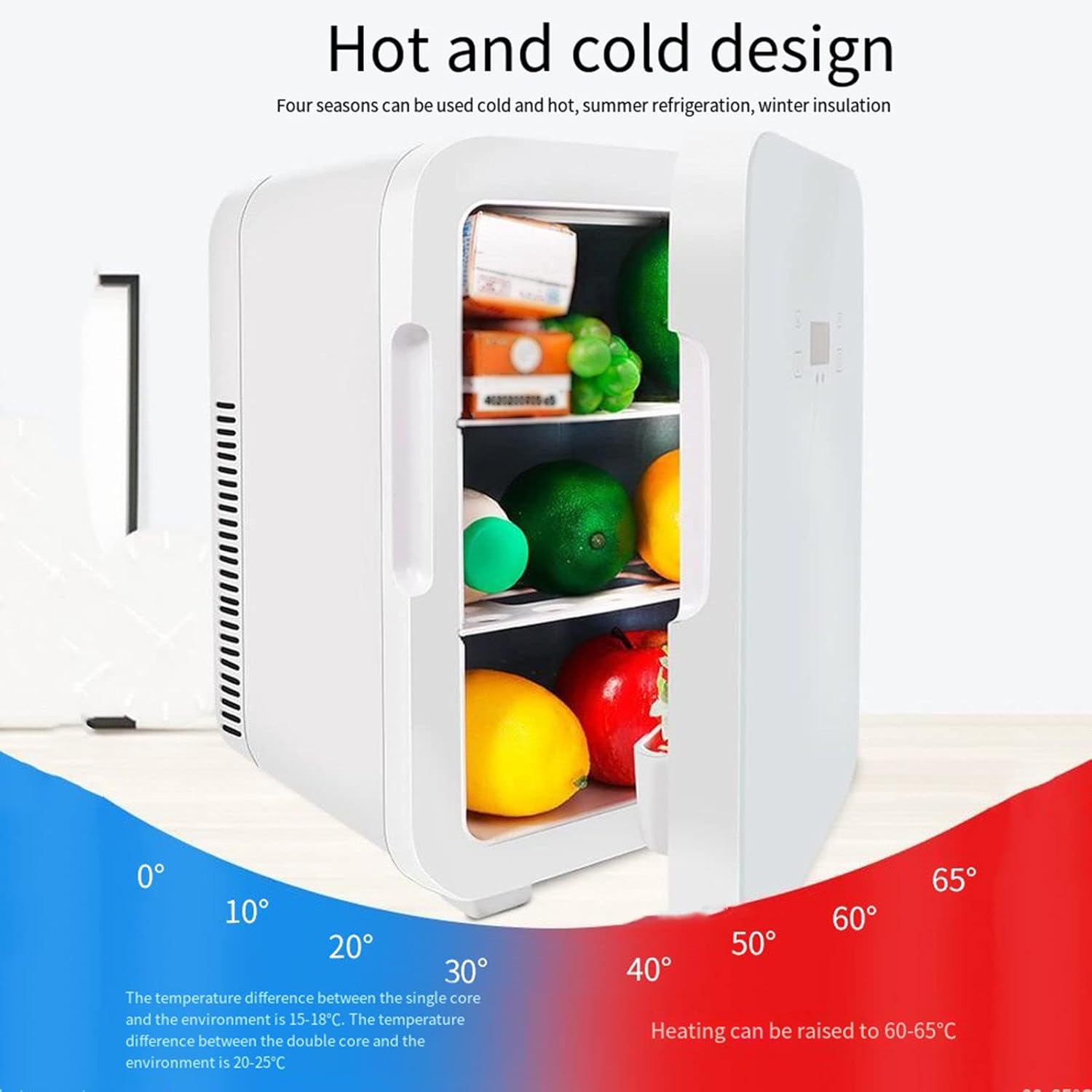 Mini Geladeira GYP-JFDSZ 10L Portátil Dual Core Silver 110V/220V 2 Mini Geladeira GYP-JFDSZ 10L Portátil Dual Core Silver 110V/220V - Imagem 2