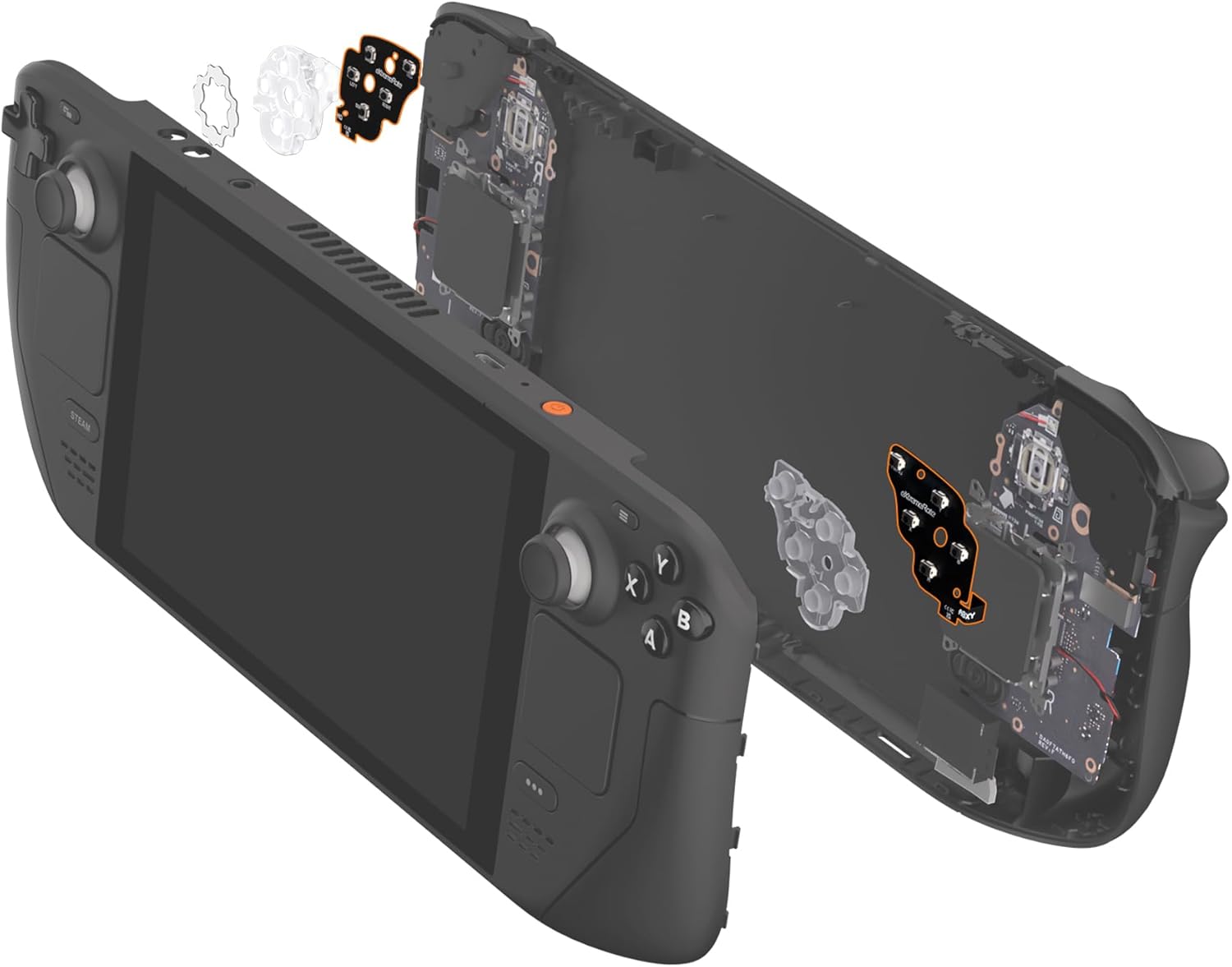 Kit de Botões Face Clicky eXtremeRate para Steam Deck OLED 8 Kit de Botões Face Clicky eXtremeRate para Steam Deck OLED - Imagem 8