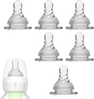 Bico de Silicone BOXOB para Mamadeiras Dr. Brown Fluxo Lento