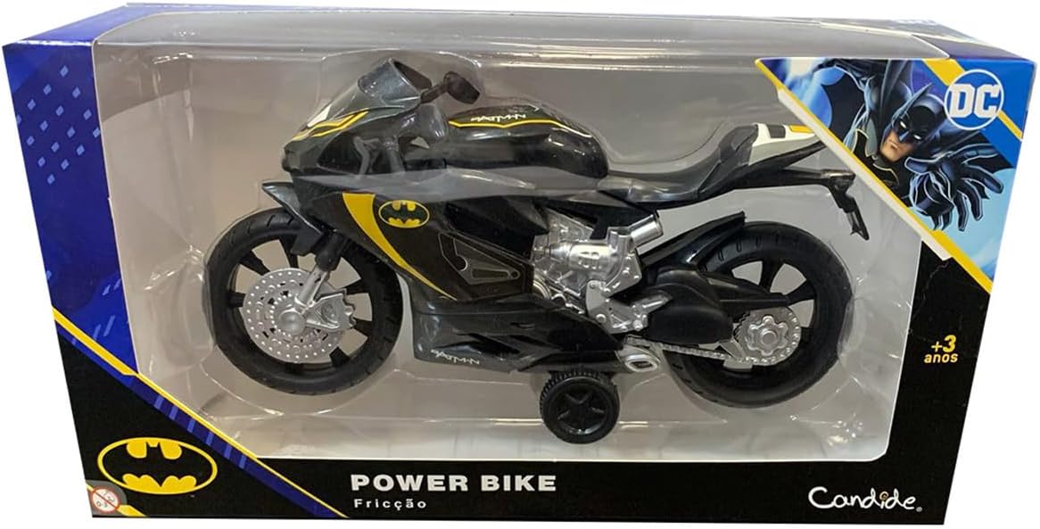 Moto Fricção Candide Batman Power Bike Brinquedo Infantil 2 Moto Fricção Candide Batman Power Bike Brinquedo Infantil - Imagem 2