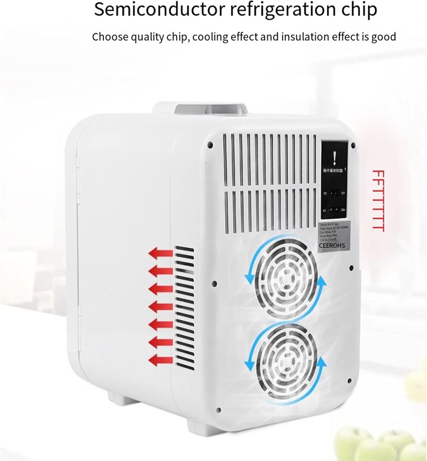 Mini Geladeira GYP-JFDSZ 10L Portátil Dual Core Silver 110V/220V 5 Mini Geladeira GYP-JFDSZ 10L Portátil Dual Core Silver 110V/220V - Imagem 5