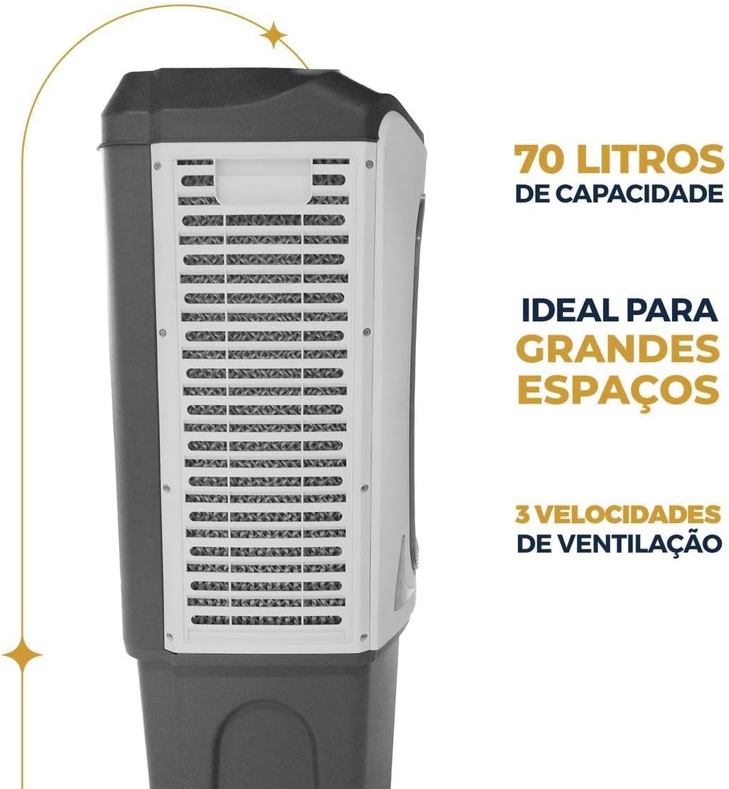 Climatizador de Ar Britânia BCL70 4 em 1 70 Litros Potente 3 Climatizador de Ar Britânia BCL70 4 em 1 70 Litros Potente - Imagem 3