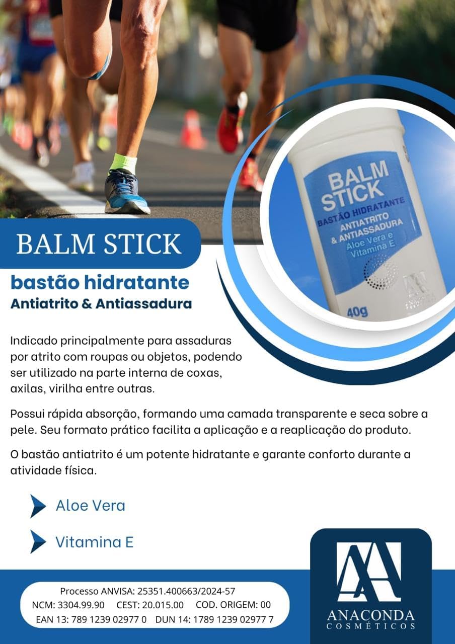 Balm Stick Hidratante Antiatrito Anaconda Antiassadura 20g 5 Balm Stick Hidratante Antiatrito Anaconda Antiassadura 20g - Imagem 5