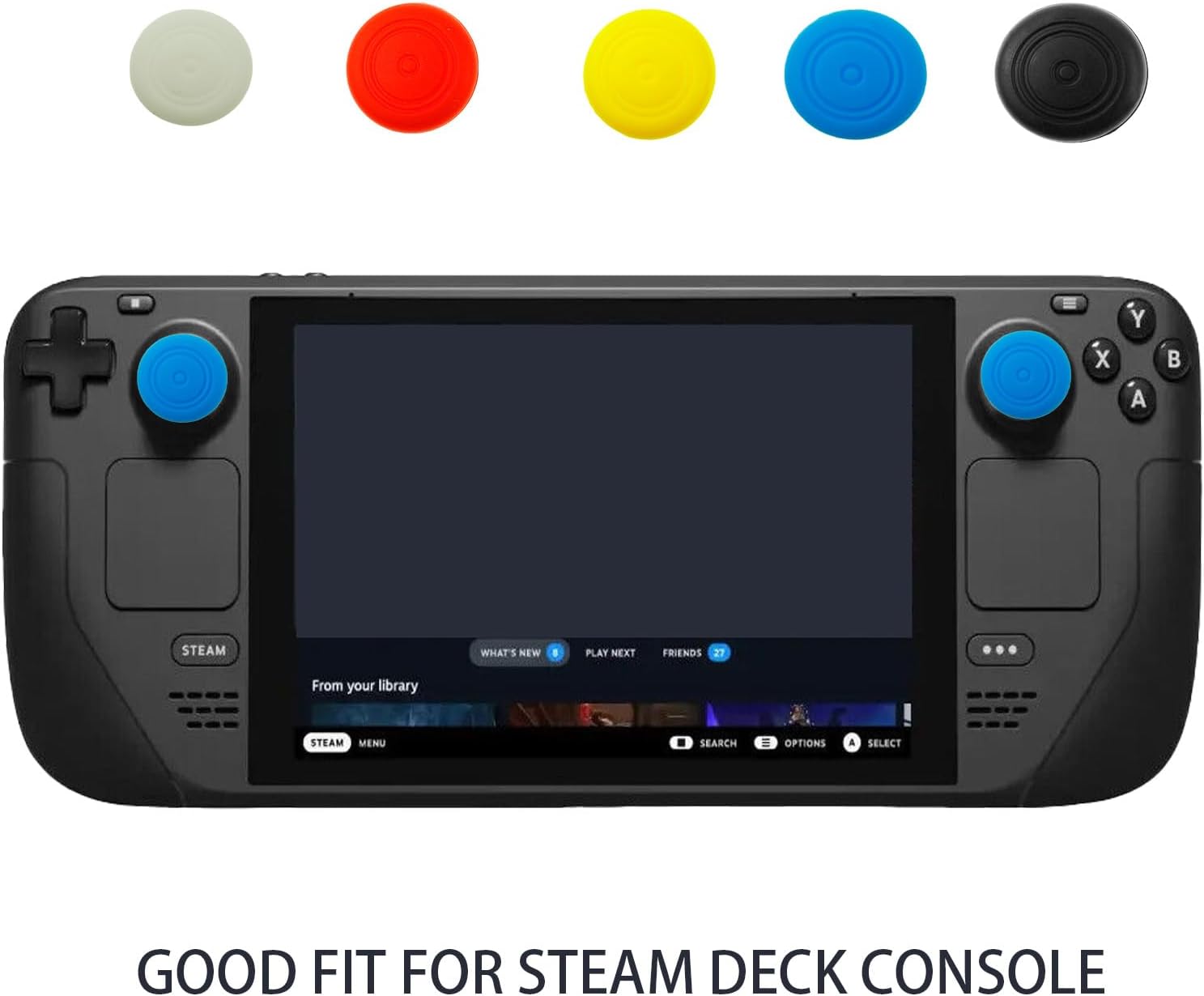 Kit 20 Capas de Silicone para Joystick Analógico Steam Deck 4 Kit 20 Capas de Silicone para Joystick Analógico Steam Deck - Imagem 4