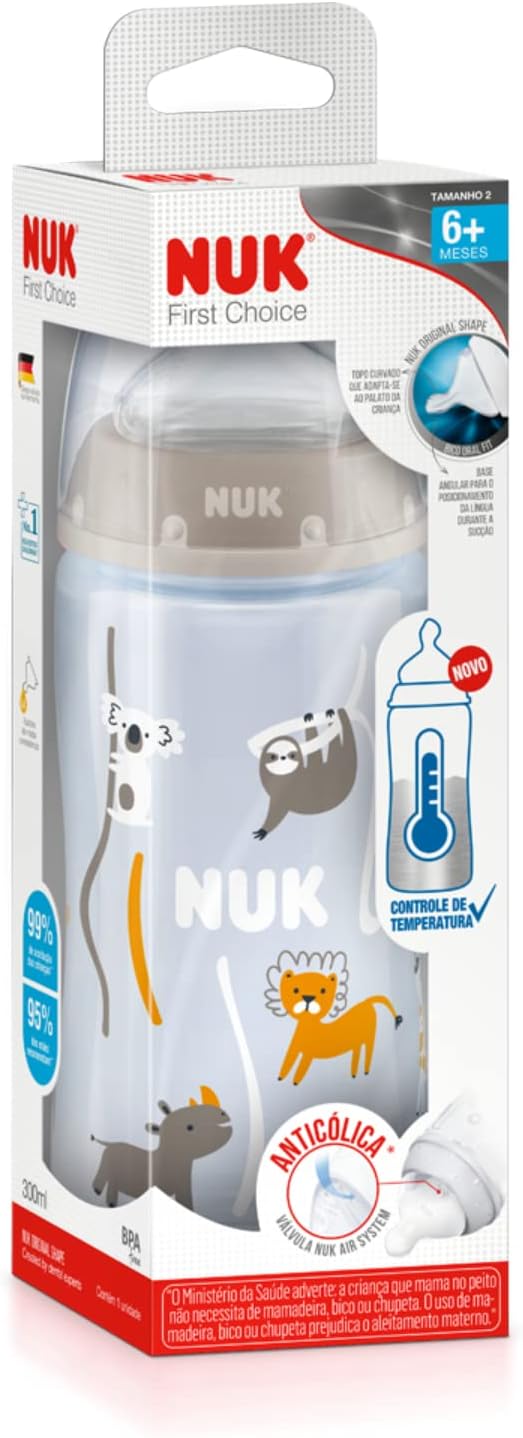 Mamadeira NUK First Choice 300ml com Controle de Temperatura 8 Mamadeira NUK First Choice 300ml com Controle de Temperatura - Imagem 8