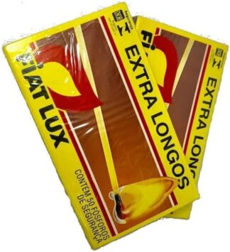 Fósforo Extra Longo Fiat Lux 50 Palitos 9,5cm Kit 72 Caixas