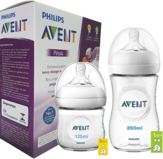 Mamadeiras Philips Avent Pétala Kit 125ml e 260ml Anticólica