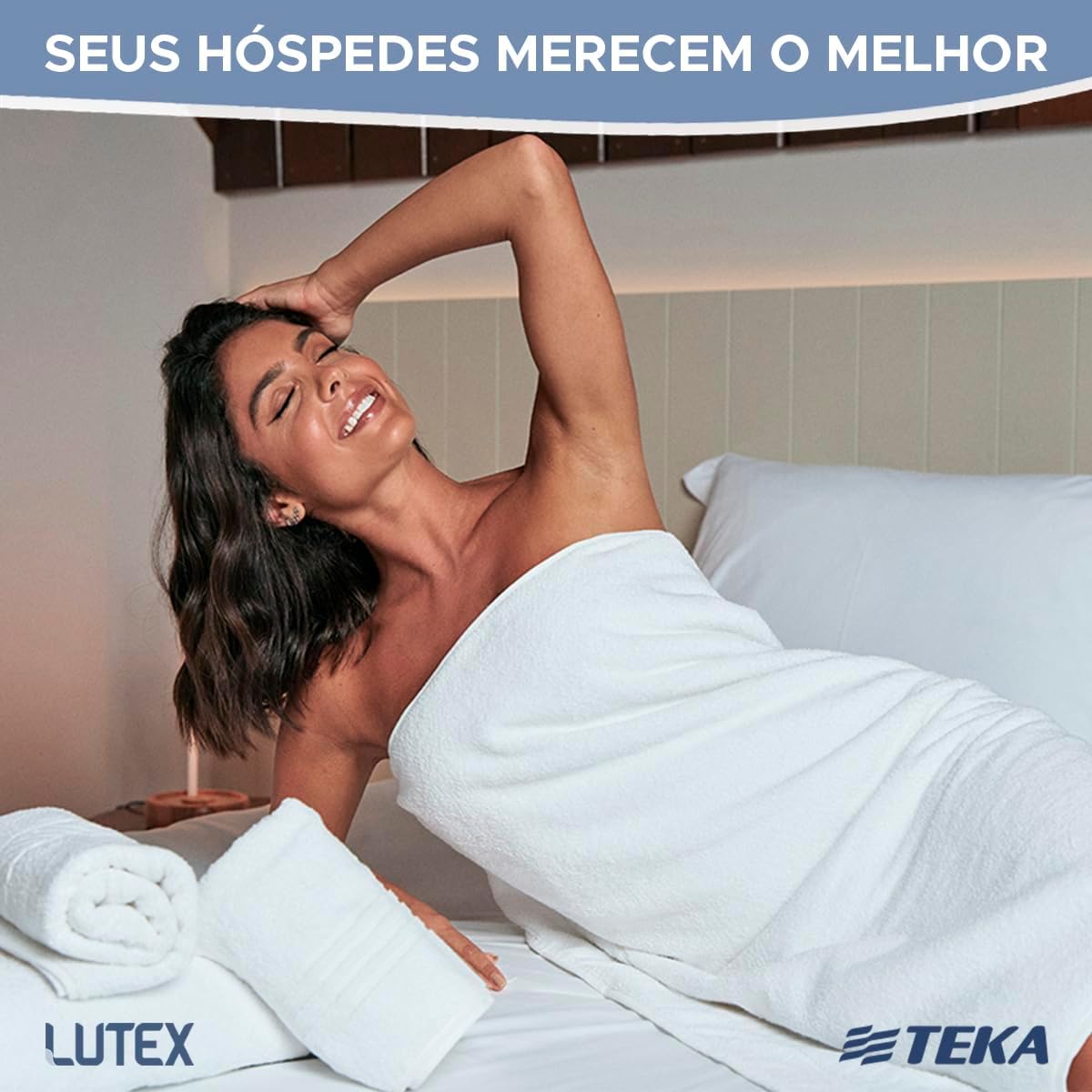 Toalha de Banho Gigante Teka Profiline Toronto Hotelaria 500g 7 Toalha de Banho Gigante Teka Profiline Toronto Hotelaria 500g - Imagem 7