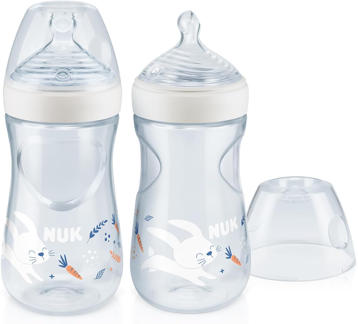 Kit Mamadeiras NUK Essence Smart Flow 270ml Anticólica 2 Kit Mamadeiras NUK Essence Smart Flow 270ml Anticólica - Imagem 2