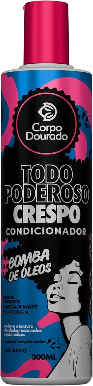 Condicionador Corpo Dourado Todo Poderoso Crespo Hidratação