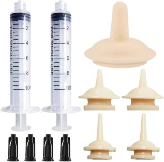 Kit Mamadeira Yaoliucp Seringa Alimentação para Gatinhos