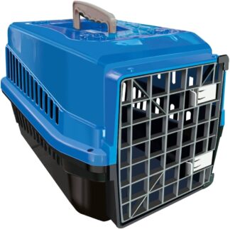 Caixa de Transporte Mecpet 14548 N3 para Cães e Gatos Azul