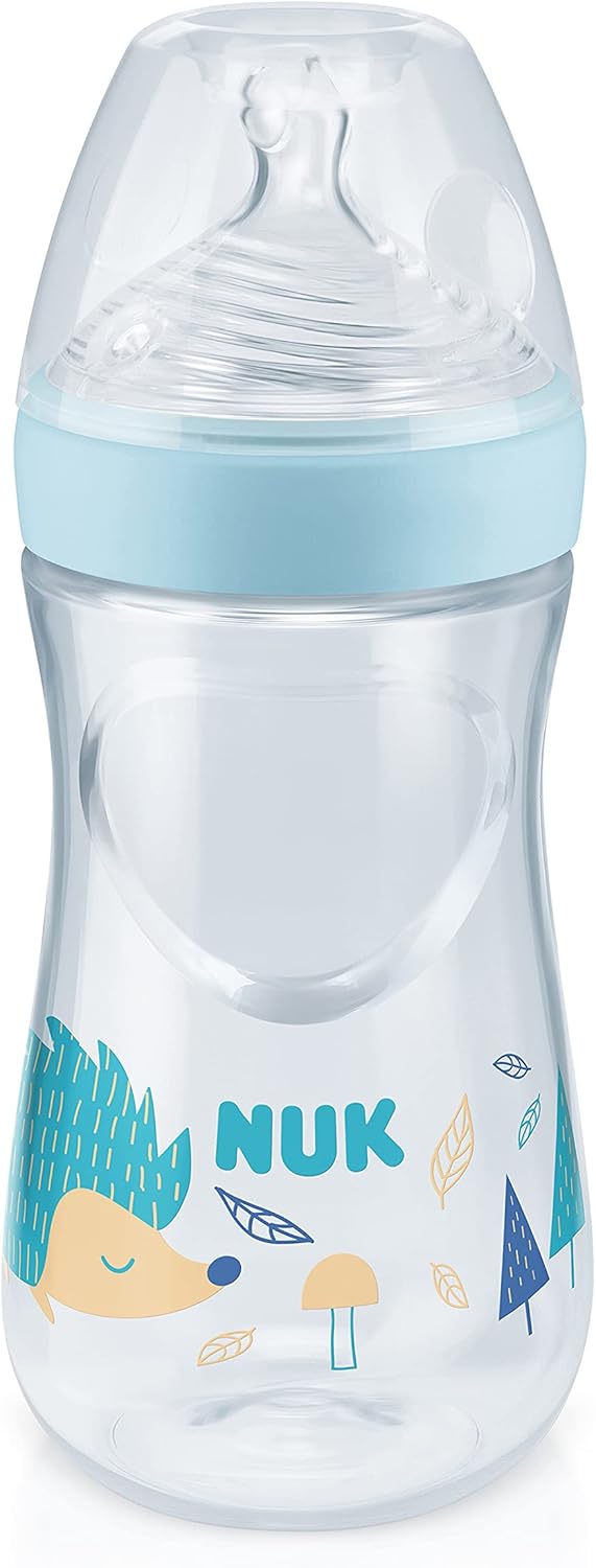 Mamadeira NUK Essence Smart Flow 270ml Anticólica Azul 1 Mamadeira NUK Essence Smart Flow 270ml Anticólica Azul