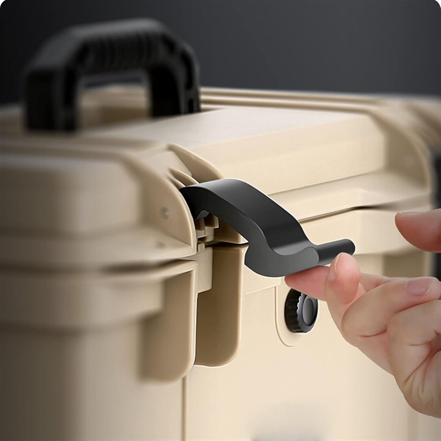 Caixa de Ferramentas KIZQYN Portátil Impermeável Organizadora 4 Caixa de Ferramentas KIZQYN Portátil Impermeável Organizadora - Imagem 4