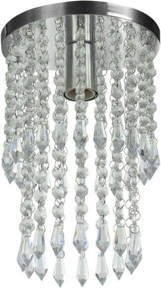 Plafon de Cristal Acrílico Marryluz Spark Redondo Decorativo