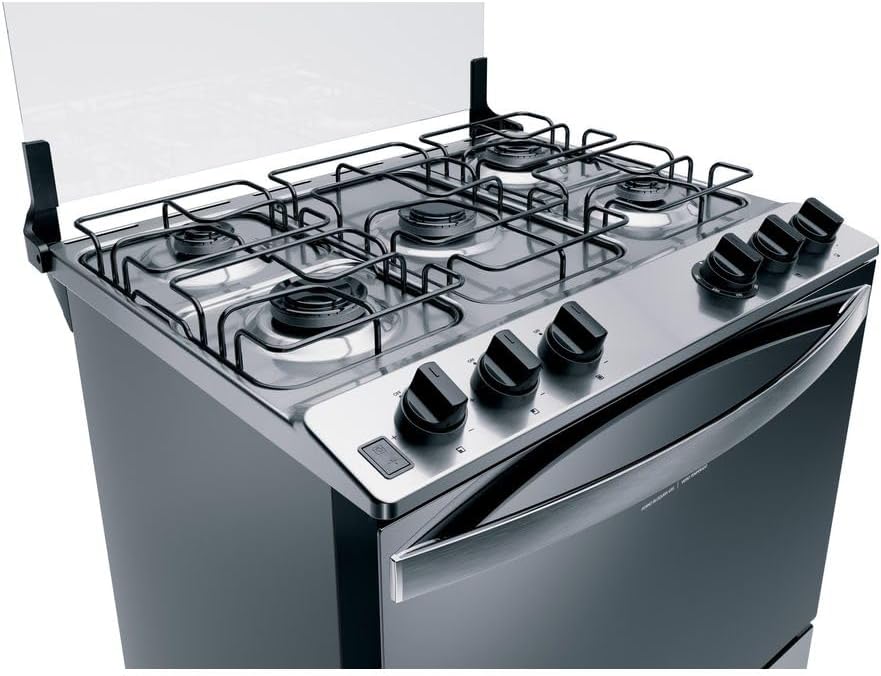 Fogão Brastemp 5 Bocas Inox com Acendimento Automático Bivolt 8 Fogão Brastemp 5 Bocas Inox com Acendimento Automático Bivolt - Imagem 8