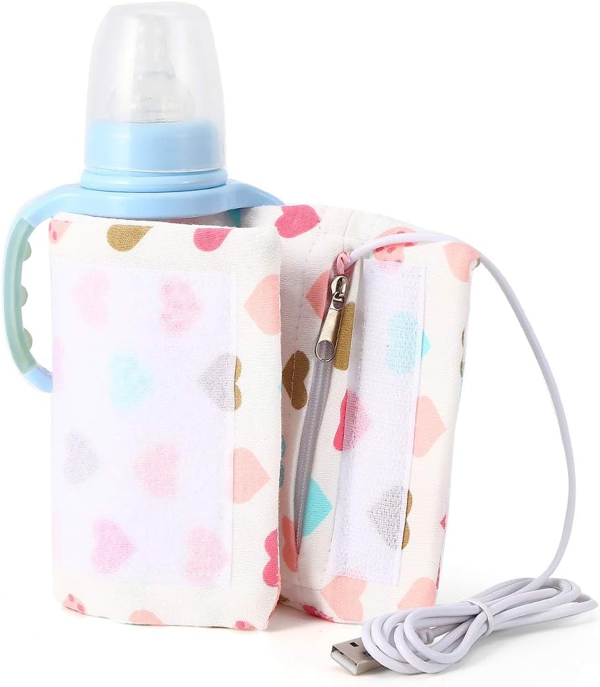 Aquecedor de Mamadeira Aqxreight Portátil USB Coração Infantil 2 Aquecedor de Mamadeira Aqxreight Portátil USB Coração Infantil - Imagem 2