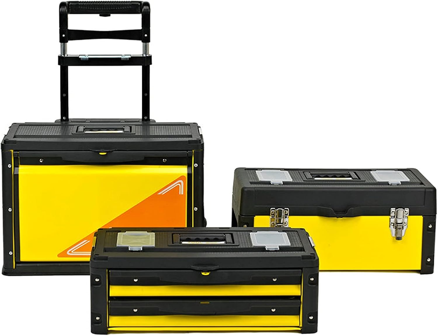 Caixa de Ferramentas KIZQYN Portátil com Rodas e Três Camadas 3 Caixa de Ferramentas KIZQYN Portátil com Rodas e Três Camadas - Imagem 3