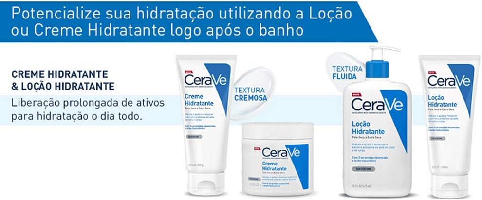 Creme Hidratante CeraVe 200g para Pele Seca e Extra Seca 3 Creme Hidratante CeraVe 200g para Pele Seca e Extra Seca - Imagem 3