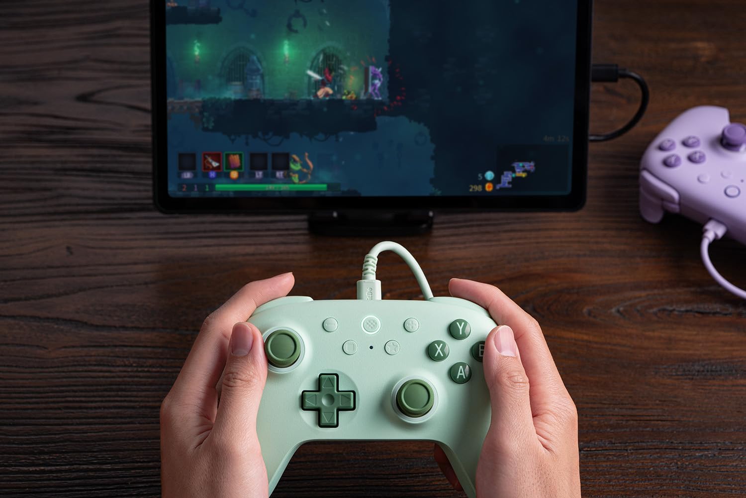 Controle 8BitDo Ultimate 2C Wired para PC e Android Verde 6 Controle 8BitDo Ultimate 2C Wired para PC e Android Verde - Imagem 6