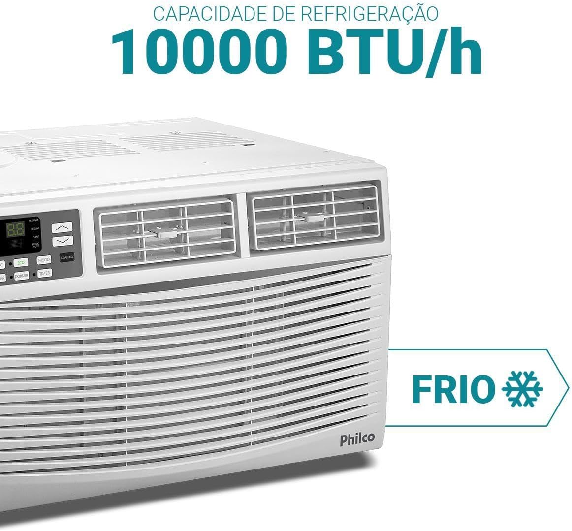 Ar-Condicionado Philco PAJ10FH 10000 BTUs Janela Eficiente 5 Ar-Condicionado Philco PAJ10FH 10000 BTUs Janela Eficiente - Imagem 5