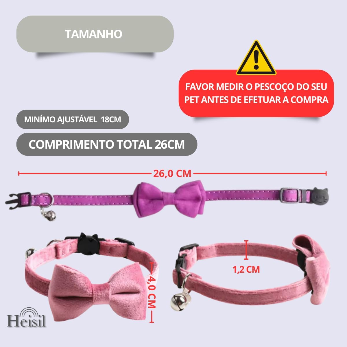 Coleira de Veludo para Cães e Gatos com Gravata e Sininho 6 Coleira de Veludo para Cães e Gatos com Gravata e Sininho - Imagem 6