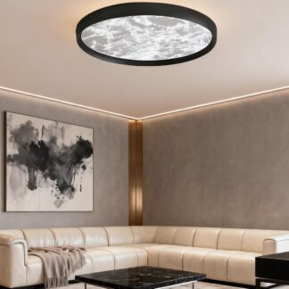 Luminária LED de Teto Daksan 715 Redonda 50cm 58W 3 Cores