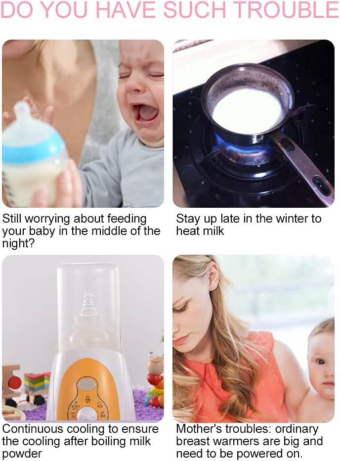 Aquecedor de Mamadeira Aqxreight Portátil USB Coração Infantil 8 Aquecedor de Mamadeira Aqxreight Portátil USB Coração Infantil - Imagem 8