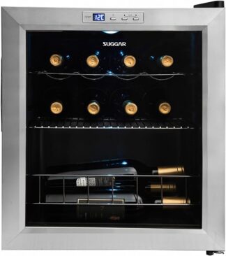 Adega Suggar Lyon AD1511IX 13 Garrafas Compressor 127V Inox