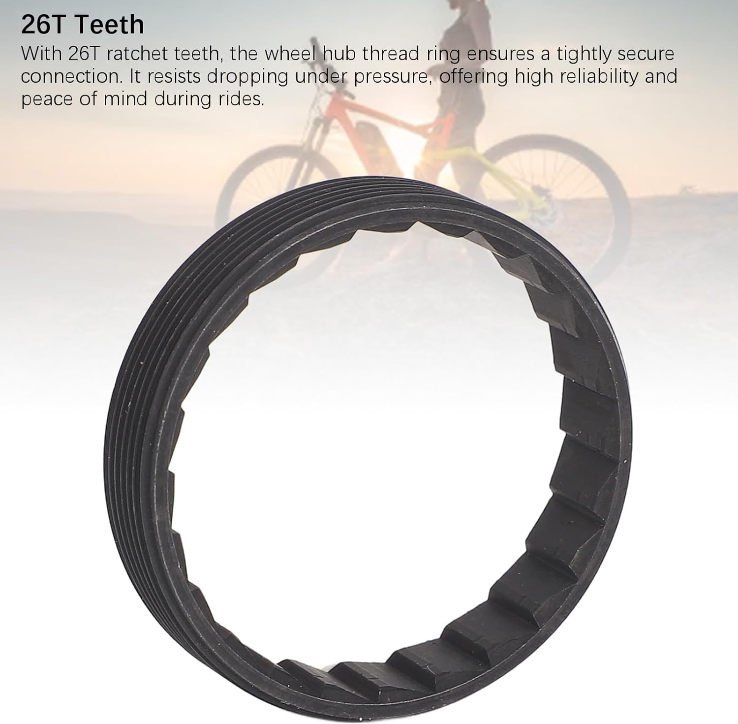 Anel de Cubo RiToEasysports 26T para Bicicleta 3 Pawl Aço 3 Anel de Cubo RiToEasysports 26T para Bicicleta 3 Pawl Aço - Imagem 3