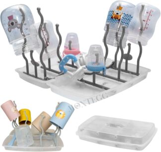 Escorredor de Mamadeira Dobrável Infantil para Secagem Prática