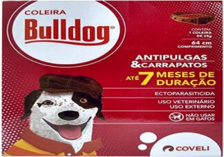 Coleira Antipulgas e Carrapatos Bulldog Modelo 217 Tamanho P