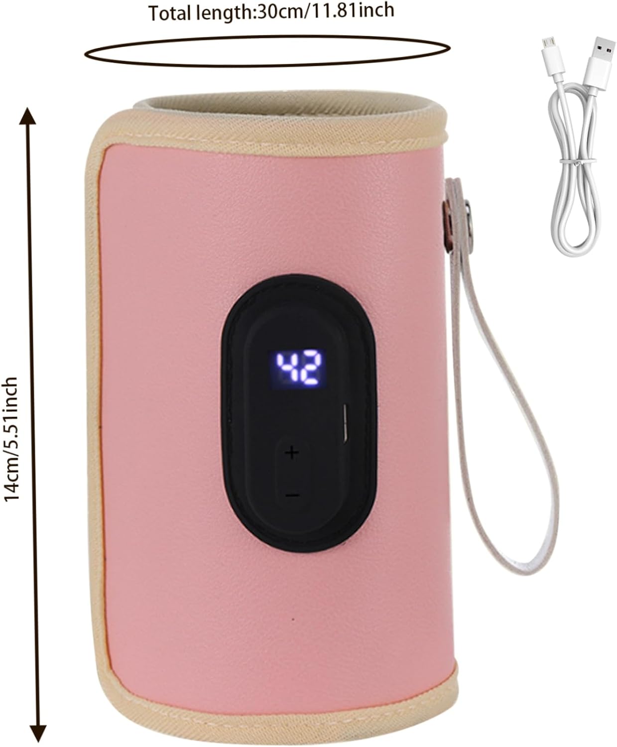 Aquecedor de Mamadeira CurcKua Portátil USB com Temperatura 5 Aquecedor de Mamadeira CurcKua Portátil USB com Temperatura - Imagem 5