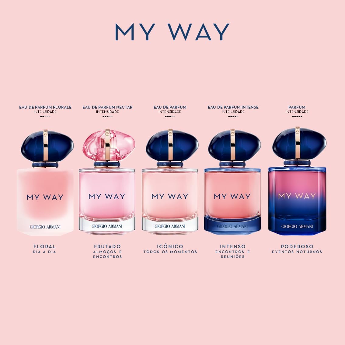 Perfume Armani My Way Eau de Parfum Feminino Floral 30ml 5 Perfume Armani My Way Eau de Parfum Feminino Floral 30ml - Imagem 5