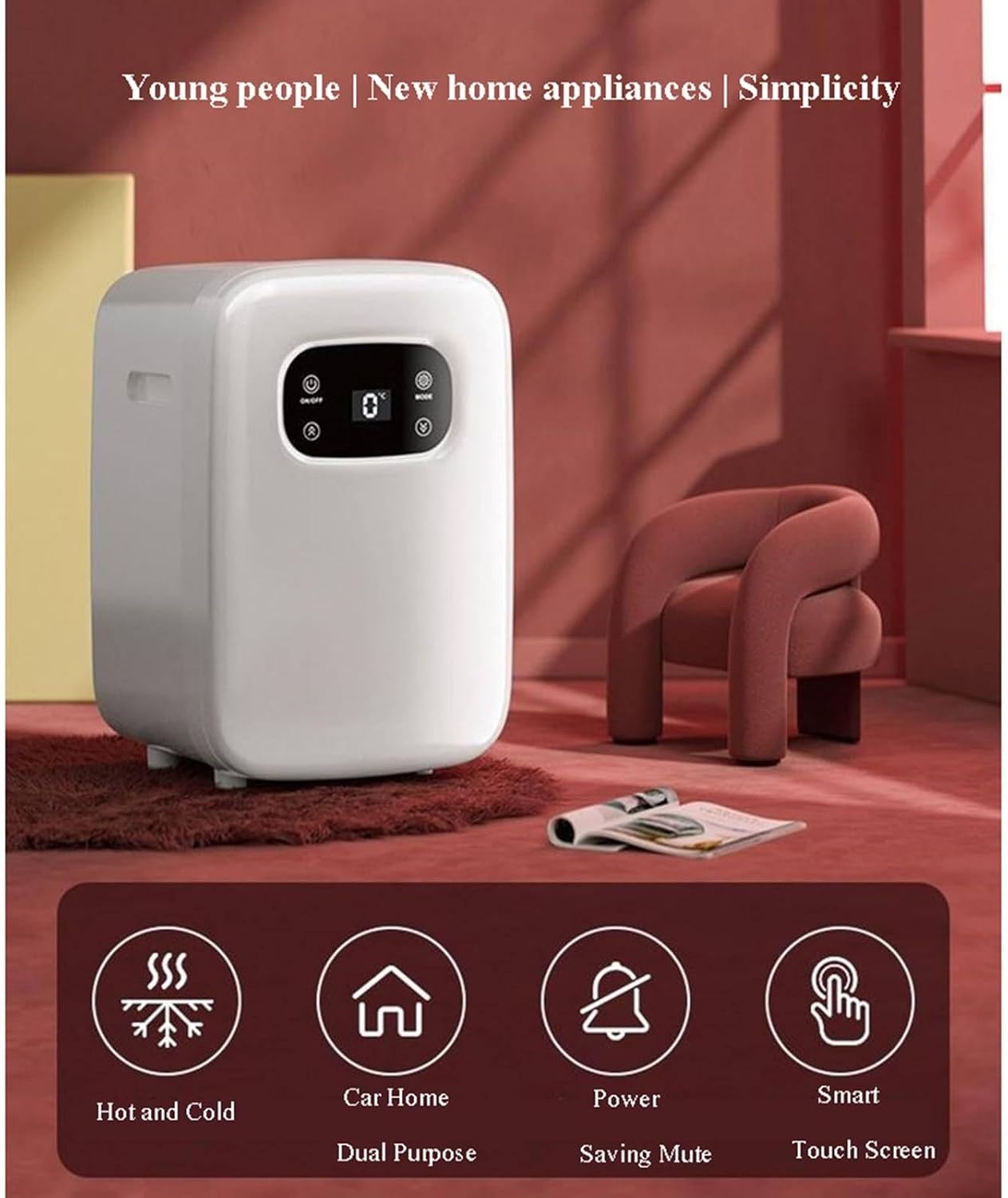 Mini Geladeira Portátil GAOQLX-RSDK 20L para Carro e Casa 2 Mini Geladeira Portátil GAOQLX-RSDK 20L para Carro e Casa - Imagem 2