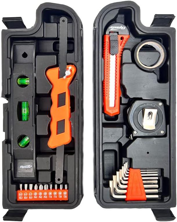 Maleta de Ferramentas Sparta 165 Peças Kit para Uso Doméstico 3 Maleta de Ferramentas Sparta 165 Peças Kit para Uso Doméstico - Imagem 3