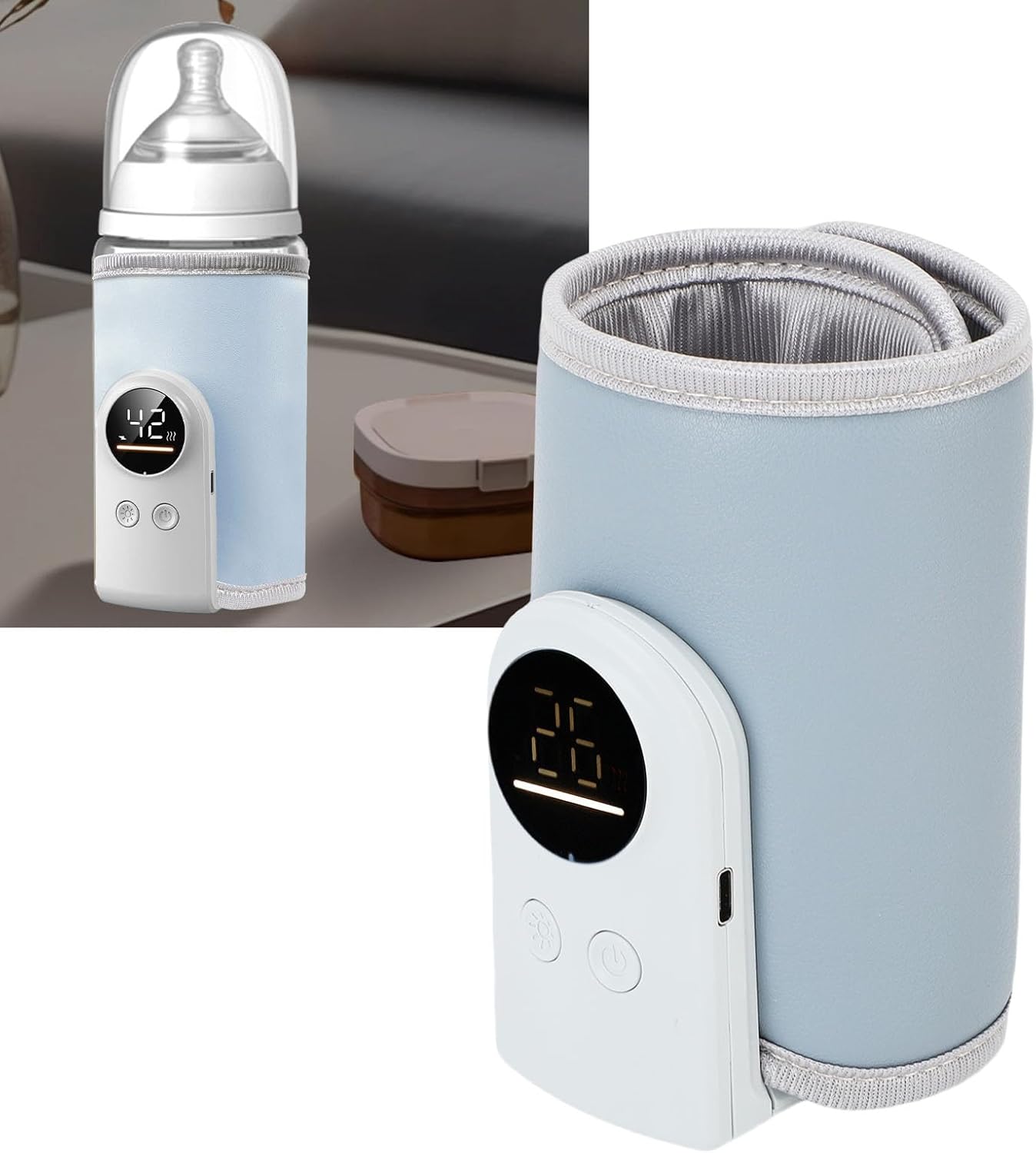 Aquecedor de Mamadeiras ZJchao Portátil USB para Viagem 6 Aquecedor de Mamadeiras ZJchao Portátil USB para Viagem - Imagem 6