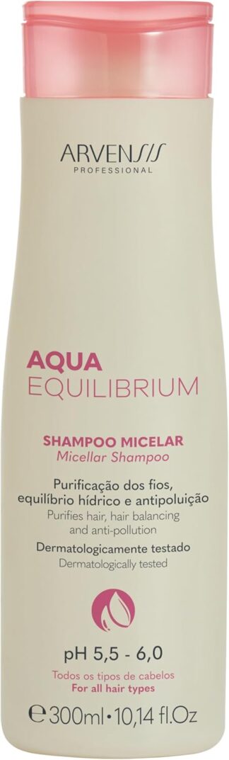Shampoo Micelar Arvensis Aqua Equilibrium 300ml Limpeza e Hidratação