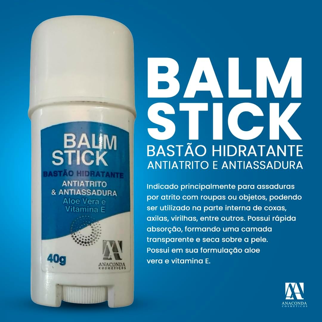 Balm Stick Hidratante Antiatrito Anaconda Antiassadura 20g 3 Balm Stick Hidratante Antiatrito Anaconda Antiassadura 20g - Imagem 3