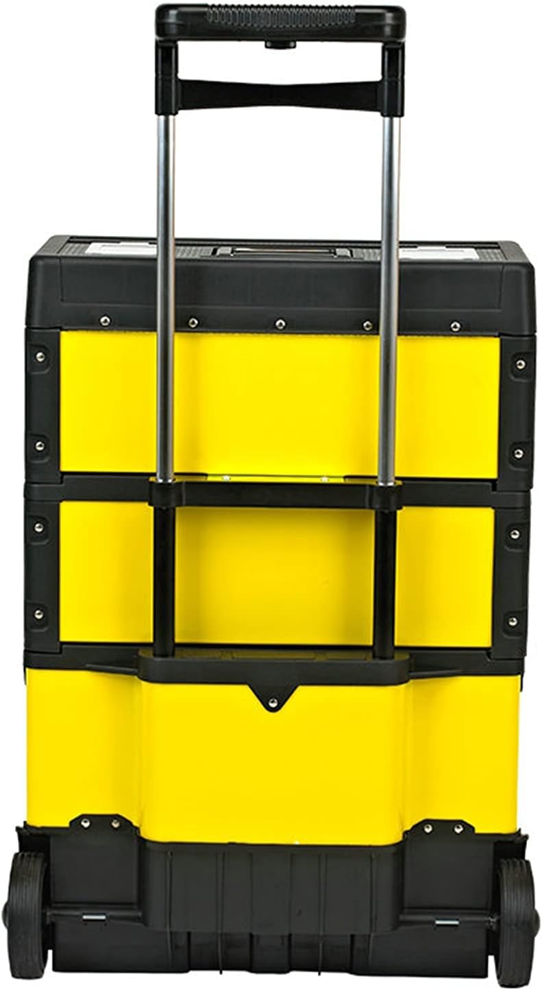 Caixa de Ferramentas KIZQYN Portátil com Rodas e Três Camadas 5 Caixa de Ferramentas KIZQYN Portátil com Rodas e Três Camadas - Imagem 5