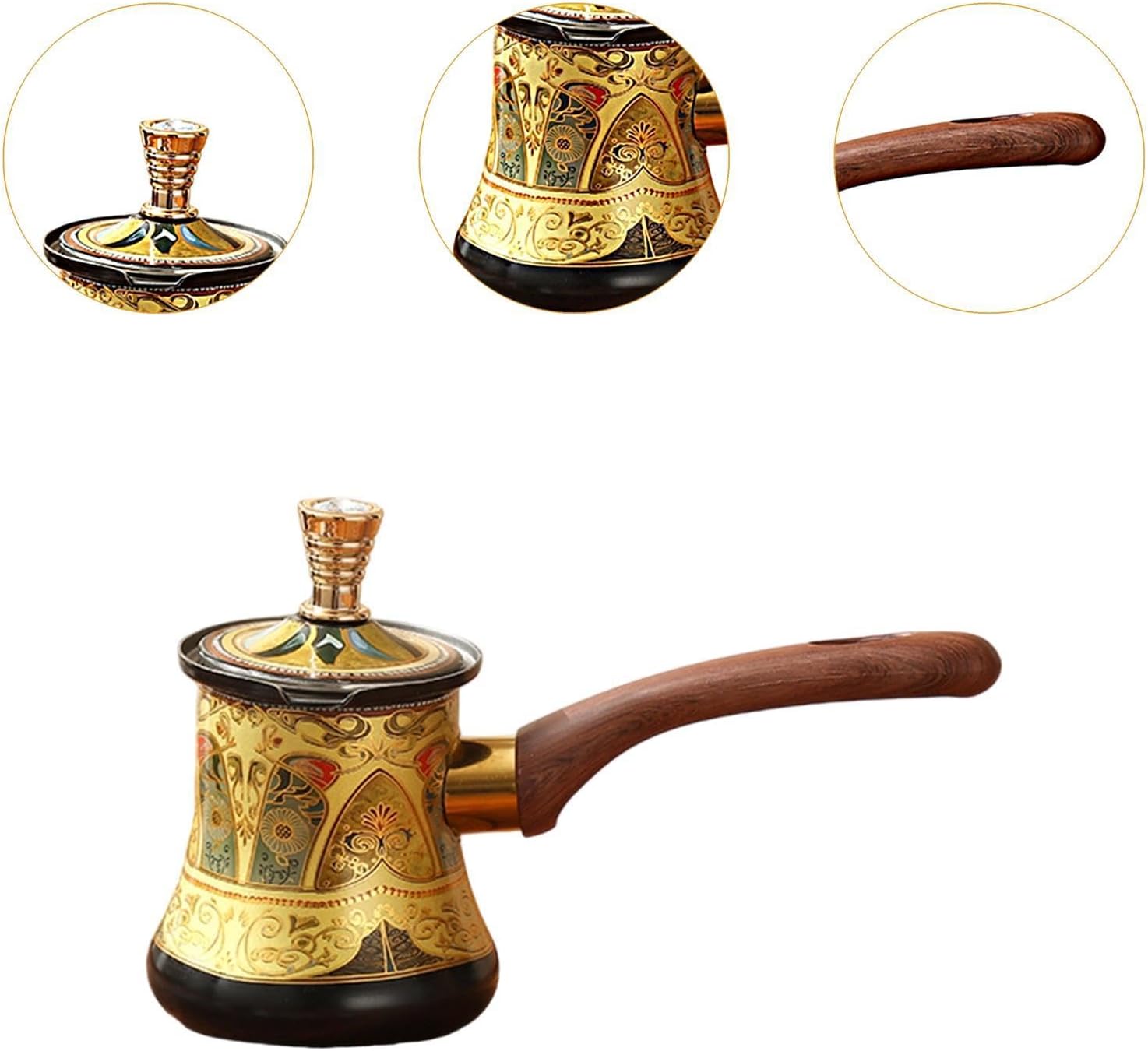 Cafeteira Turca SiaBiced Inox 550ml para Café Chá e Leite 3 Cafeteira Turca SiaBiced Inox 550ml para Café Chá e Leite - Imagem 3