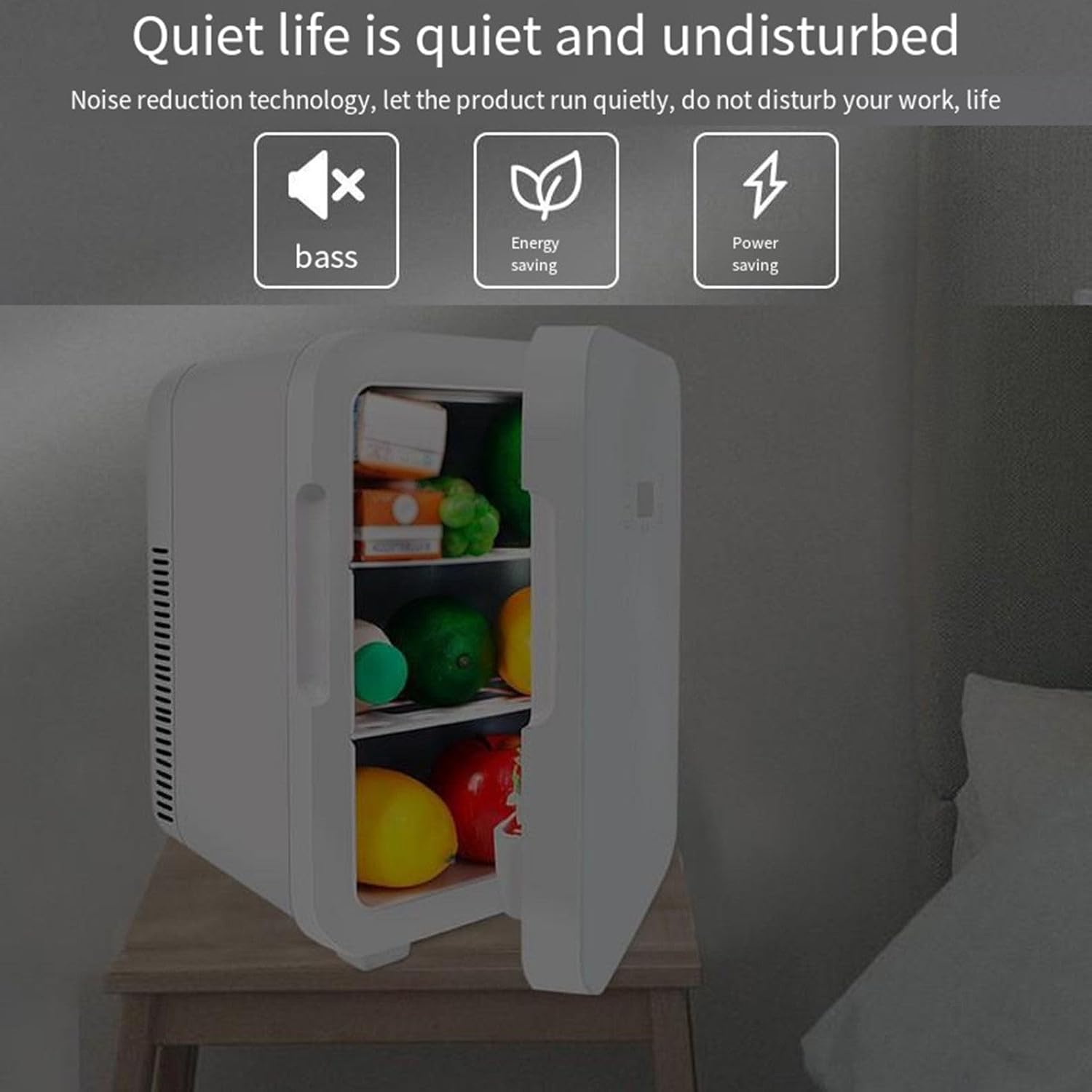 Mini Geladeira GYP-JFDSZ 10L Portátil Dual Core Silver 110V/220V 3 Mini Geladeira GYP-JFDSZ 10L Portátil Dual Core Silver 110V/220V - Imagem 3