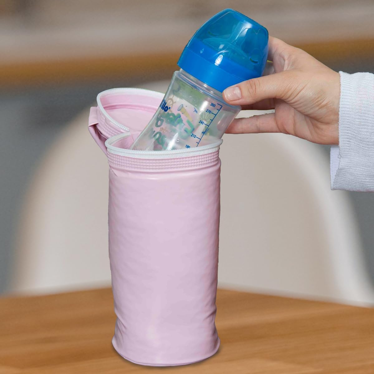 Porta Mamadeira Térmico Beniq Rosa Bebê Bolsa Térmica Bebê 4 Porta Mamadeira Térmico Beniq Rosa Bebê Bolsa Térmica Bebê - Imagem 4