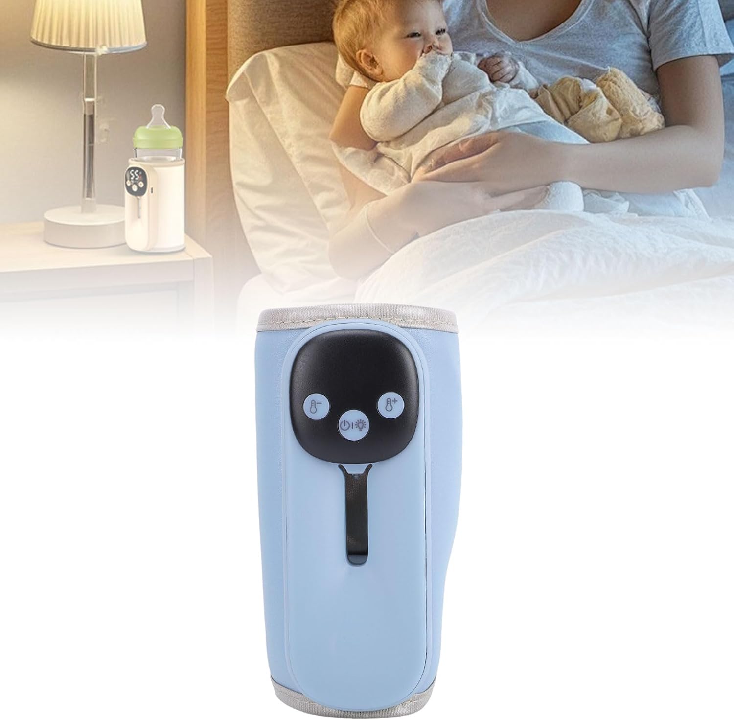 Aquecedor de Garrafas XUXHOU Portátil com Display Digital Azul 2 Aquecedor de Garrafas XUXHOU Portátil com Display Digital Azul - Imagem 2