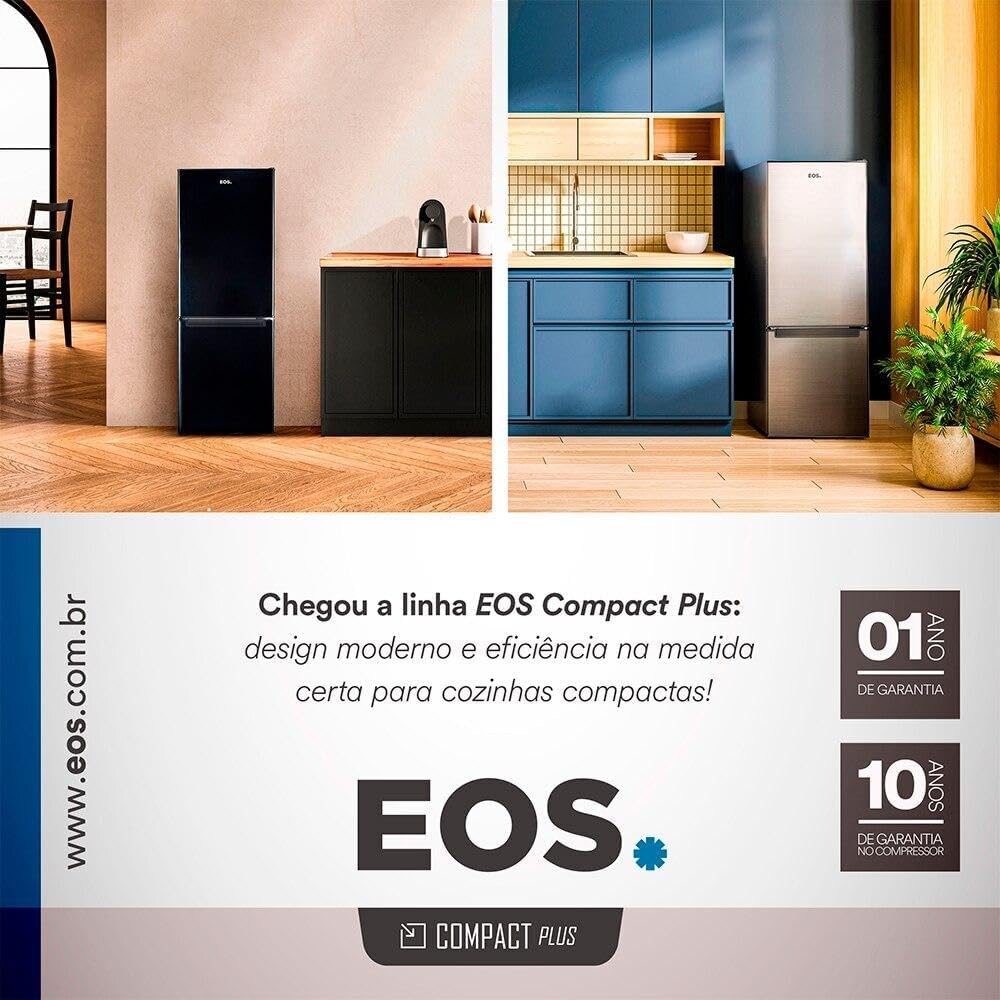 Geladeira Duplex Inverse EOS ERV260IDP 192 Litros Preta 110V 7 Geladeira Duplex Inverse EOS ERV260IDP 192 Litros Preta 110V - Imagem 7