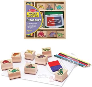 Set de Colorir Melissa & Doug Dinossauros com Carimbos Sunny