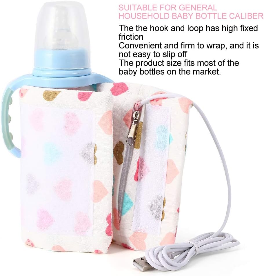 Aquecedor de Mamadeira Aqxreight Portátil USB Coração Infantil 9 Aquecedor de Mamadeira Aqxreight Portátil USB Coração Infantil - Imagem 9